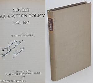 Seller image for Soviet Far Eastern policy, 1931 - 1945 for sale by Bolerium Books Inc.