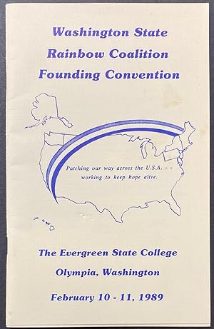 Washington State Rainbow Coalition founding convention: The Evergreen State College, Olympia, Was...