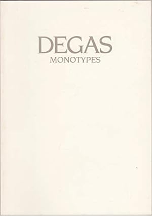 Bild des Verkufers fr Degas monotypes: Hayward Gallery, London, 15 May-7 July 1985. zum Verkauf von nika-books, art & crafts GbR