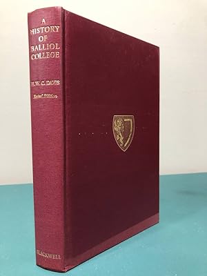 Immagine del venditore per A History of Balliol College, Revised venduto da Cider Creek Books