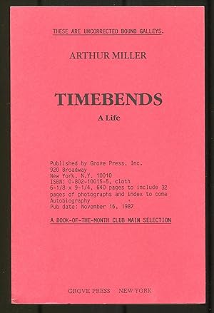 Bild des Verkufers fr Timebends: A Life zum Verkauf von Between the Covers-Rare Books, Inc. ABAA