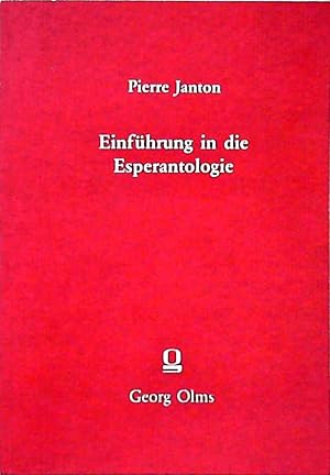 Bild des Verkufers fr Einfhrung in die Esperantologie zum Verkauf von Berliner Bchertisch eG