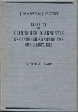 Imagen del vendedor de Lehrbuch der Klinischen Diagnostik der inneren Krankheiten der Haustiere a la venta por Flgel & Sohn GmbH