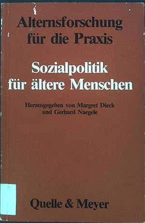 Bild des Verkufers fr Sozialpolitik fr ltere Menschen. zum Verkauf von books4less (Versandantiquariat Petra Gros GmbH & Co. KG)