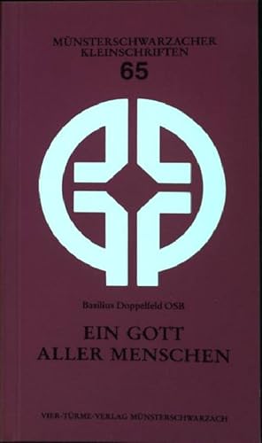 Immagine del venditore per Ein Gott aller Menschen : Inkarnation und Inkulturation. Mnsterschwarzacher Kleinschriften ; Bd. 65 venduto da books4less (Versandantiquariat Petra Gros GmbH & Co. KG)