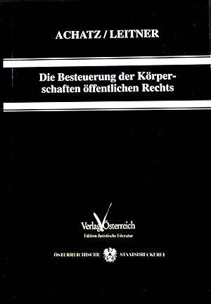 Bild des Verkufers fr Die Besteuerung der Krperschaften ffentlichen Rechts. zum Verkauf von books4less (Versandantiquariat Petra Gros GmbH & Co. KG)