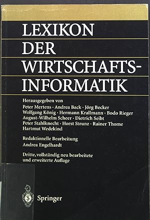 Bild des Verkufers fr Lexikon der Wirtschaftsinformatik. zum Verkauf von books4less (Versandantiquariat Petra Gros GmbH & Co. KG)