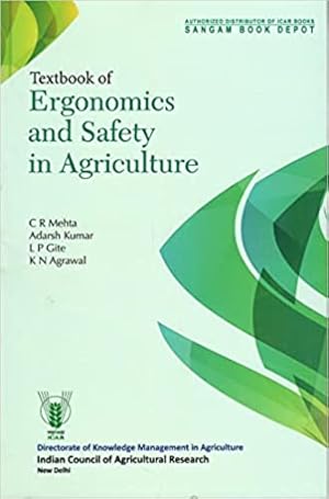 Immagine del venditore per Textbook of Ergonomics and Safety in Agriculture venduto da Vedams eBooks (P) Ltd