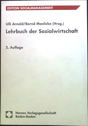 Seller image for Lehrbuch der Sozialwirtschaft. for sale by books4less (Versandantiquariat Petra Gros GmbH & Co. KG)