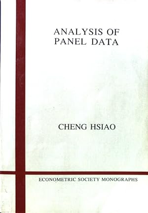 Seller image for Analysis of Panel Data; Econometric Society Monographs, Band 11; for sale by books4less (Versandantiquariat Petra Gros GmbH & Co. KG)