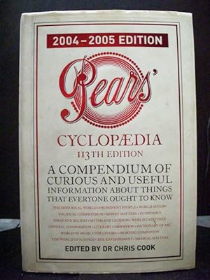 Pears Cyclopedia 2004-2005 113th Edition
