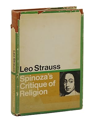 Imagen del vendedor de Spinoza's Critique of Religion a la venta por Burnside Rare Books, ABAA