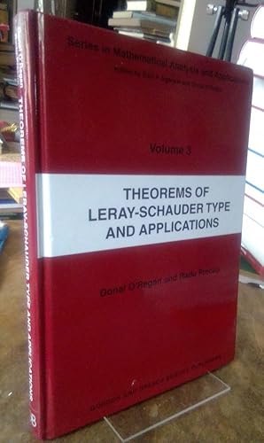 Immagine del venditore per Theorems of Leray-Schauder Type and Applicarions. venduto da Antiquariat Thomas Nonnenmacher