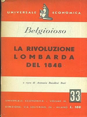 Immagine del venditore per La rivoluzione Lombarda del 1848 venduto da Librodifaccia