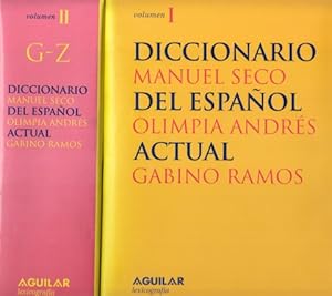 Seller image for DICCIONARIO DEL ESPAOL ACTUAL VOLS I Y II for sale by Librera Vobiscum