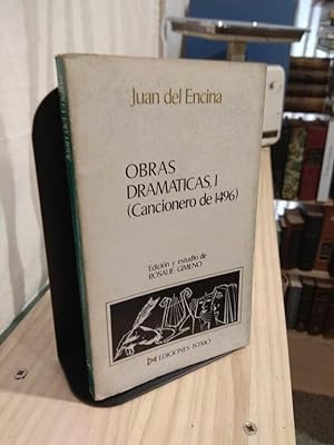 Imagen del vendedor de Obras dramticas, I (Cancionero de 1496) a la venta por Libros Antuano