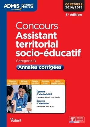 Imagen del vendedor de Concours assistant territorial socio ?ducatif - annales corrig?es - Luc Deslandes a la venta por Book Hmisphres