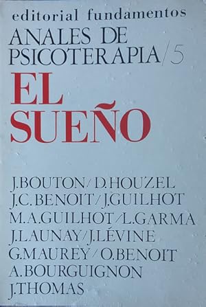 Seller image for Anales Psicoterapia. Tomo V. El Sueo. Traduccin: Joaqun Alonso for sale by Librera Reencuentro