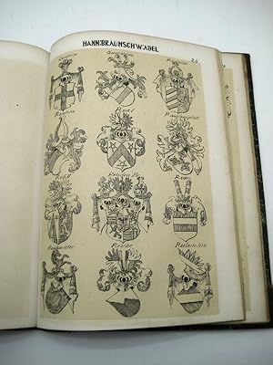 Bild des Verkufers fr Neues Wappenbuch des blhenden Adels im Knigreiche Hannover und Herzogthume Braunschweig. .mit histor.-genealogischen Erluterungen sowie mit vollstndiger Blasonirung versehen. zum Verkauf von Mller & Grff e.K.