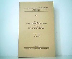 Bild des Verkufers fr Beitrge zur Landeskunde von Nordhessen. Festschrift zum 39. Deutschen Geographentag vom 11. bis 16. Juni 1973 in Kassel. Marburger Geographische Schriften, Heft 60. zum Verkauf von Antiquariat Kirchheim