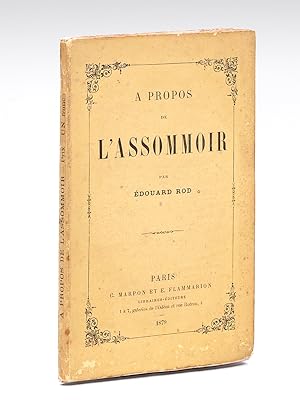 Seller image for A propos de l'Assommoir [ Edition originale ] for sale by Librairie du Cardinal