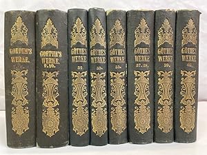 Goethes sämmtliche Werke in vierzig Bänden. HIER Bände 7 - 10, 32 und 33, 35 und 37 - 40. Vollstä...