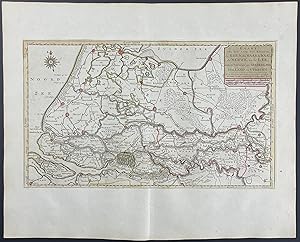 Imagen del vendedor de Map of Holland a la venta por Trillium Antique Prints & Rare Books