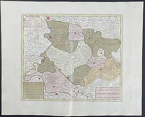 Imagen del vendedor de Map of Gelderland, Netherlands a la venta por Trillium Antique Prints & Rare Books