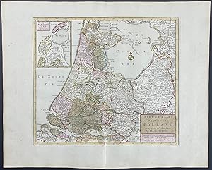 Imagen del vendedor de Map of Holland a la venta por Trillium Antique Prints & Rare Books