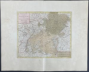Imagen del vendedor de Map of part of Germany a la venta por Trillium Antique Prints & Rare Books