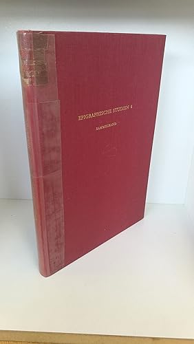 Seller image for Epigraphische Studien 8 Sammelband for sale by Antiquariat Bcherwurm