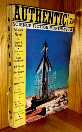 Bild des Verkufers fr Authentic Science Fiction Monthly: No 35 / July 1953 zum Verkauf von bbs