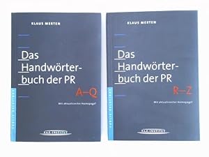 Das Handwörterbuch der PR. A - Q / R -Z. Zusammen 2 Bände