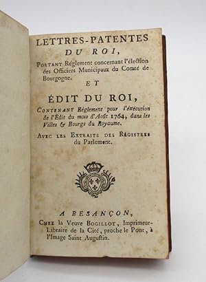 Réunion de textes législatifs et réglementaires relatifs à la ville de Beansçon