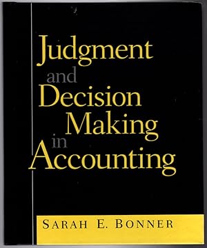 Seller image for Judgment and Decision Making in Accounting for sale by Lake Country Books and More