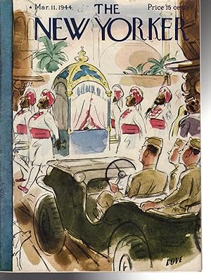 Bild des Verkufers fr The New Yorker (Magazine) March 11, 1944 zum Verkauf von Dorley House Books, Inc.