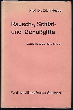 Immagine del venditore per Rausch-, Schlaf- und Genussgifte venduto da Graphem. Kunst- und Buchantiquariat