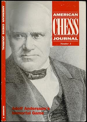 Bild des Verkufers fr American Chess Journal Volume 3 zum Verkauf von The Book Collector, Inc. ABAA, ILAB
