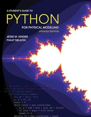 Imagen del vendedor de Guide to Python for Physical Modeling a la venta por GreatBookPrices