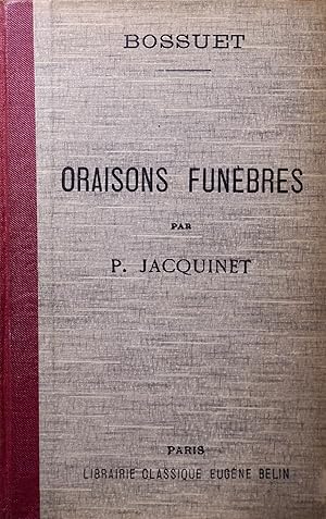 Seller image for ORAISONS FUNEBRES for sale by Fortuna Books