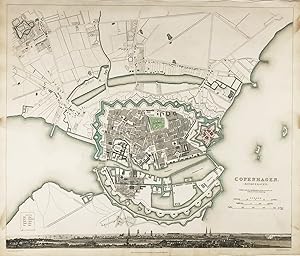 "Copenhagen" - Copenhagen Kopenhagen Kobenhavn city map plan Karte