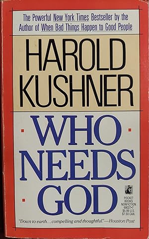Seller image for Who Needs God for sale by The Book House, Inc.  - St. Louis