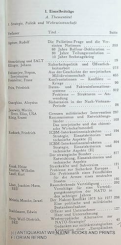 Österreichische militärische Zeitschrift ÖMZ 15. Jahrgang 1977 komplett