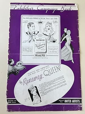 Immagine del venditore per Runaway Queen Pressbook 1934 Anna Neagle, Fernand Gravey, Muriel Aked venduto da AcornBooksNH