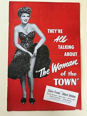 Immagine del venditore per The Woman of the Town Pressbook 1943 Claire Trevor, Albert Dekker, Barry Sullivan venduto da AcornBooksNH