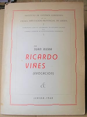 RICARDO VIÑES (Evocación)