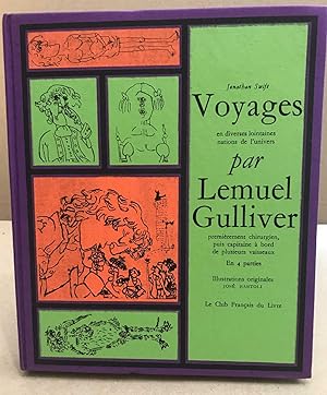 Image du vendeur pour Voyages en diverses lointaines nation de l'univers par Lemuel Gulliver / illustrations originales de Jos Bartoli mis en vente par librairie philippe arnaiz