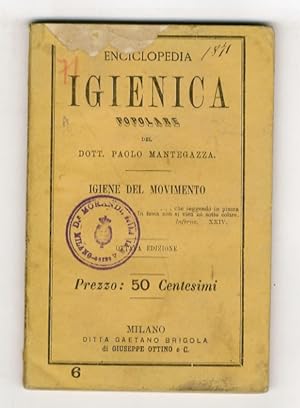 Almanacco igienico popolare del dott. Paolo Mantegazza. Anno terzo. 1868. Igiene del sangue.