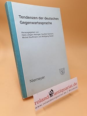 Seller image for Tendenzen der deutschen Gegenwartssprache for sale by Roland Antiquariat UG haftungsbeschrnkt