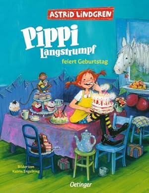 Bild des Verkufers fr Pippi Langstrumpf feiert Geburtstag : Ein Kinderbuchklassiker von Astrid Lindgren fr Kinder ab 4 Jahren zum Verkauf von AHA-BUCH GmbH